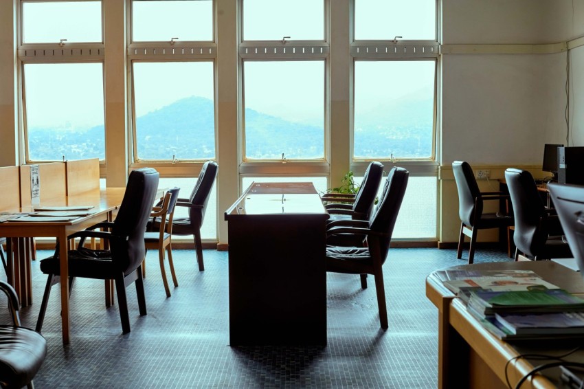 Library room/ study room with the view of mount meru
